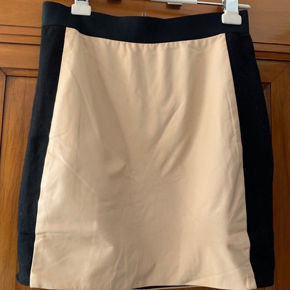 Blush leather mini skirt - Picture 1 of 1